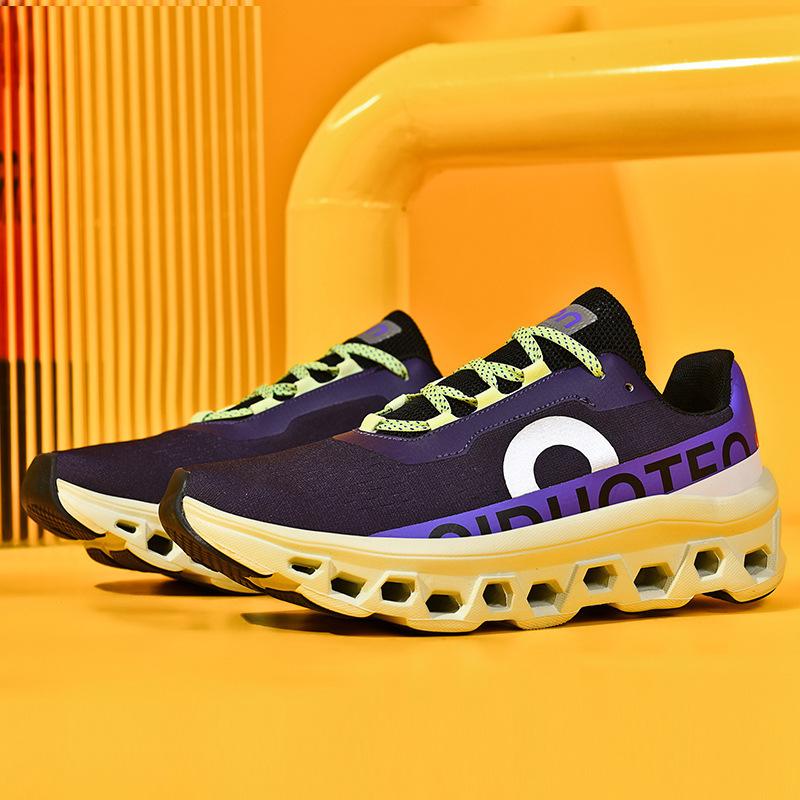 Summer Versatile Trend Sports Shoes Men's and Women's Long-distance Non-slip Shock Absorption Running, Shoes Monster Shoes