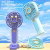 USB Handheld Fan Portable Mini Rechargeable Three Speed Cooling Fan for Outdoor Office Home Personal Summer Use