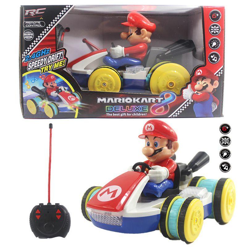 

Super Mario Spiderman Hulk Iron Man Remote Car Colorful Lights And Music Experience For Kids Mario Red