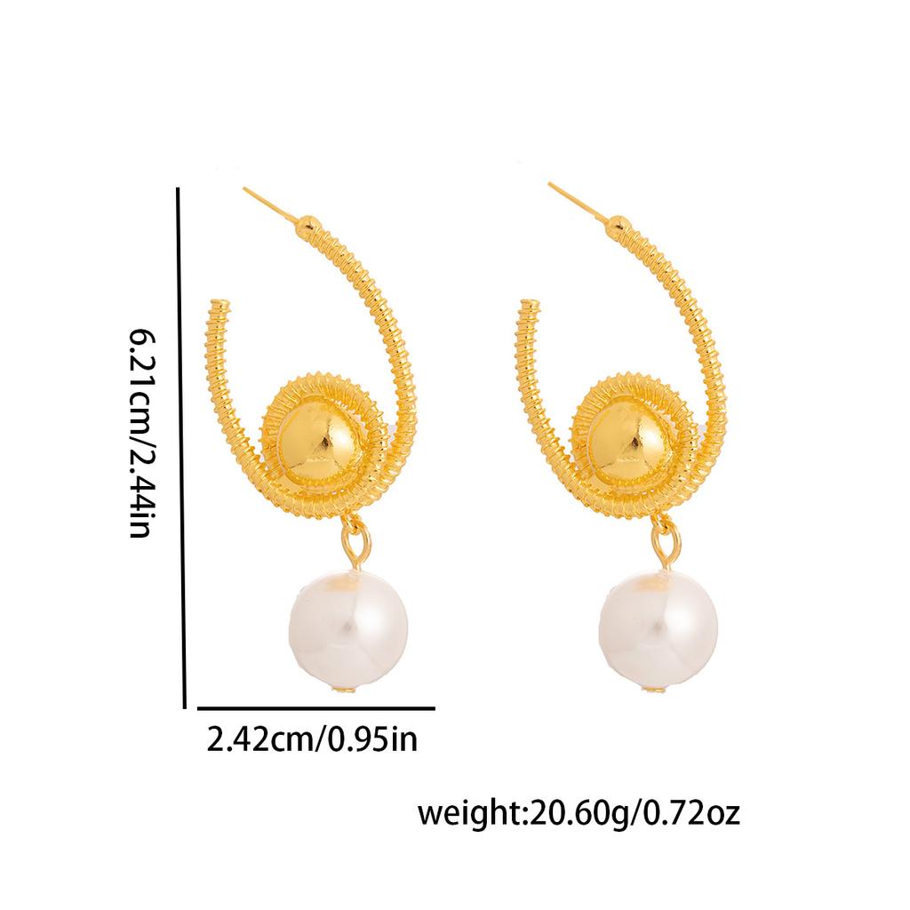 Unique and Exaggerated Metal Earrings for Women with Fashionable and High-grade Design - Stand Out In Parties