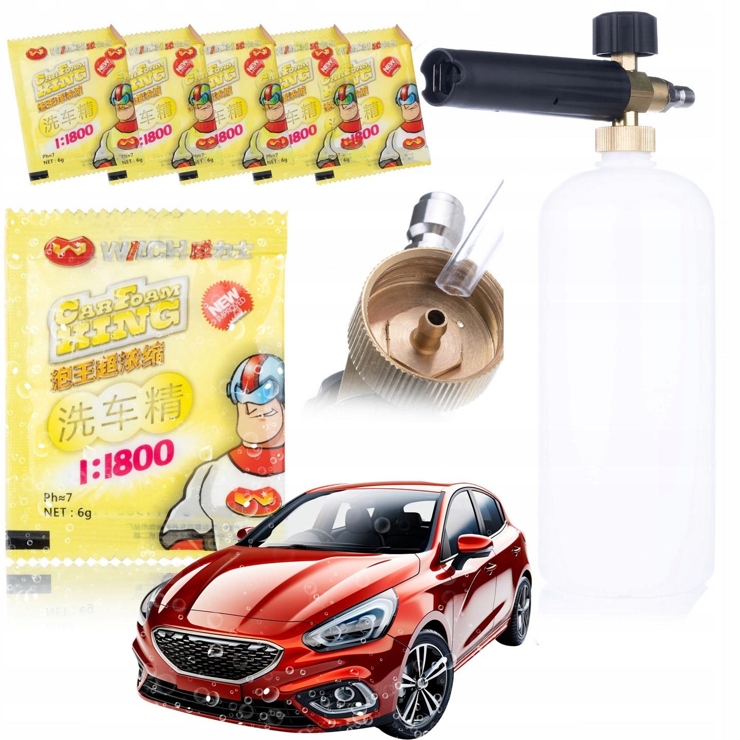 

Rosfix Zestaw Piana Aktywna 6g + Pianownica 1000ml – Skuteczne Czyszczenie | Proszek Pianotwórczy i Wygodna Aplikacja | Idealne do Myjek Ciśnieniowych