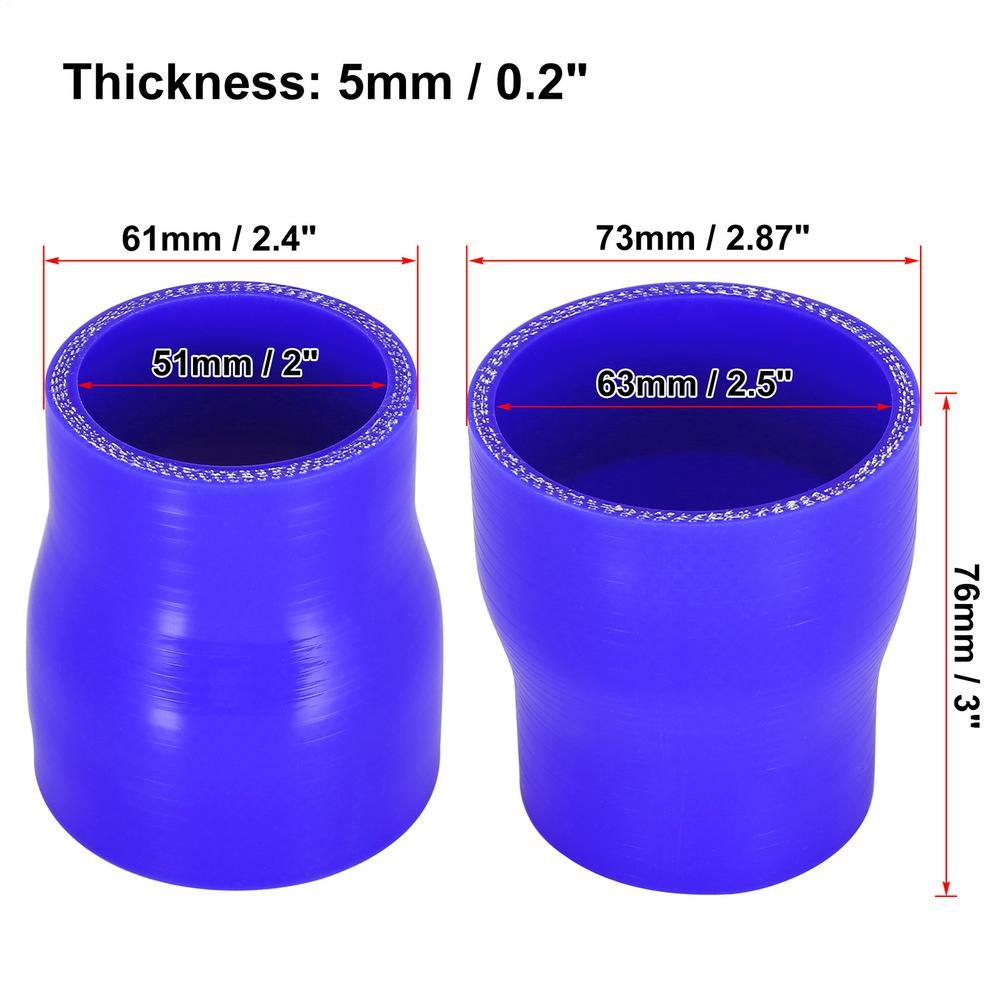 

Редукционный шланг для автомобильного двигателя Прямой соединитель Быстросъемный Автомобильный Турбо Впускной Патрубок Соединитель Шланга Муфта Шланга Силикон 51-63мм Двигатель
