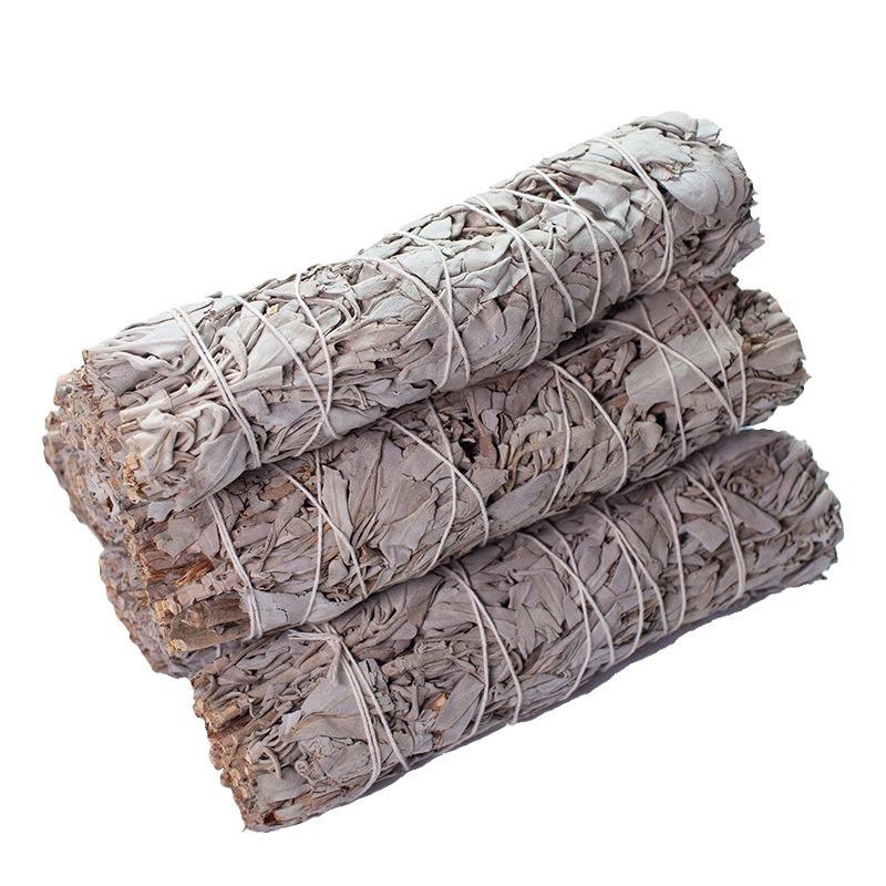 White Sage, Blue Sage, Cedar Stick, Palo Santo, Incense Tower, and Abalone Shell Set