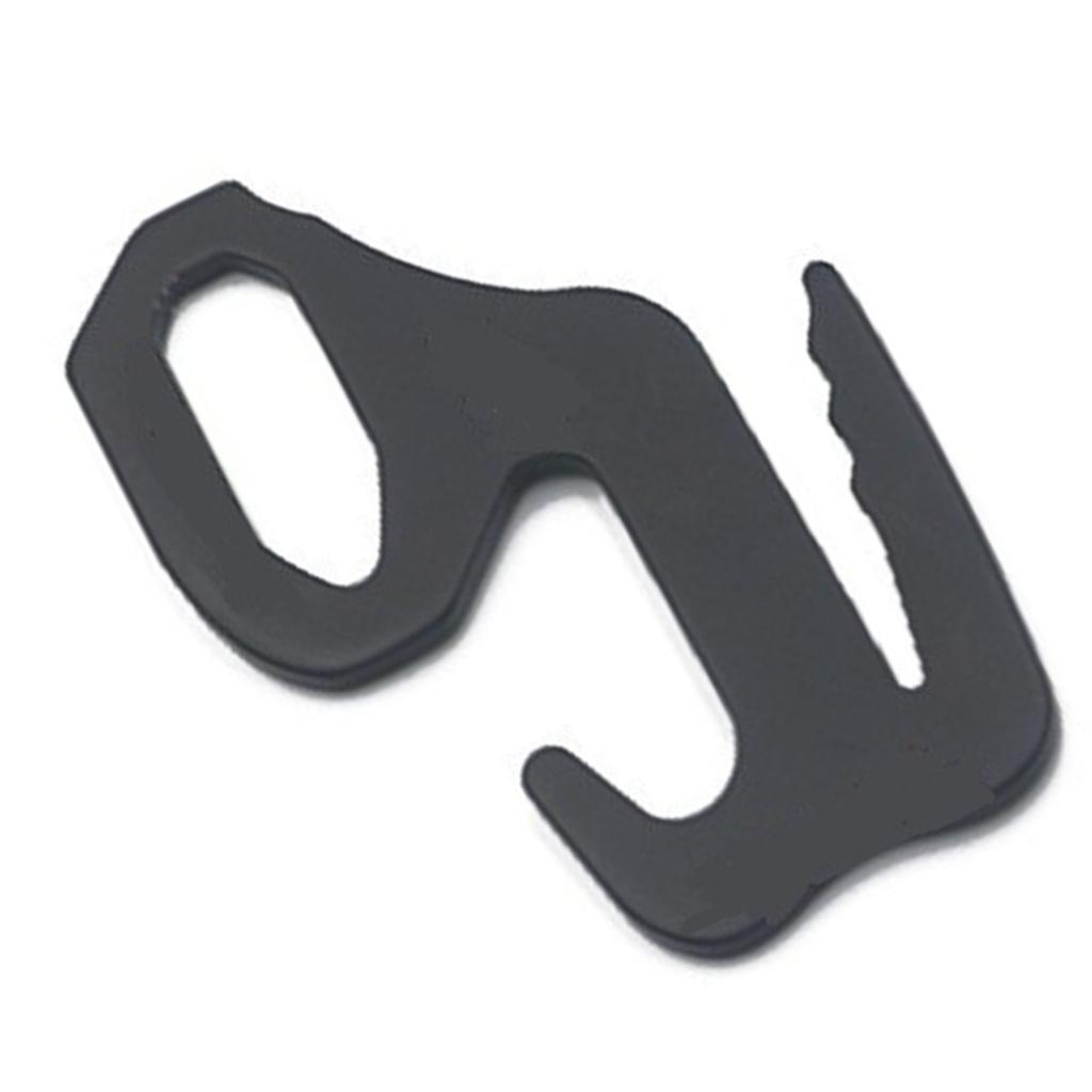 Rope Tightener Tent Tether Fastener Hook Aluminum Alloy Hook Tight Rope Buckle for Outdoor Canopy Tent Easy to Use