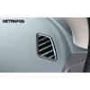 For Mitsubishi Eclipse Cross 2017-2024 2025 Carbon Fiber Front Upper Air Condition Vent Outlet Cover Trim Interior Accessories