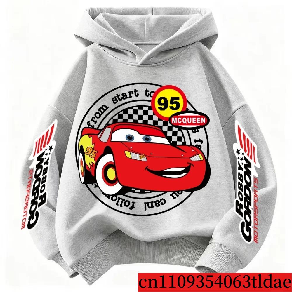 Spring and Autumn Children's Fashion Hoodie with Cartoon Animation Pattern Printing