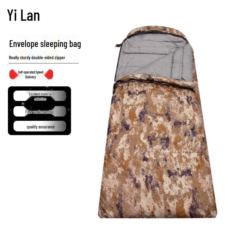 Yilan Outdoor Camouflage Envelope Sleeping Bag
