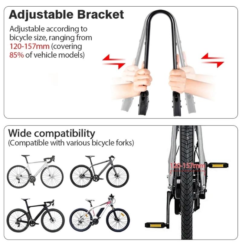 Universal Bike Cargo Rack Tool  Assembly 30kg Capacity  Aluminum Construction