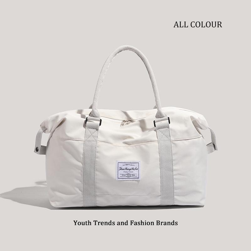 

Дорожная сумка Женская портативная сумка-даффл большой вместимости Сумка для хранения для коротких поездок Студенческая портативная наплечная сумка-тоут для фитнеса