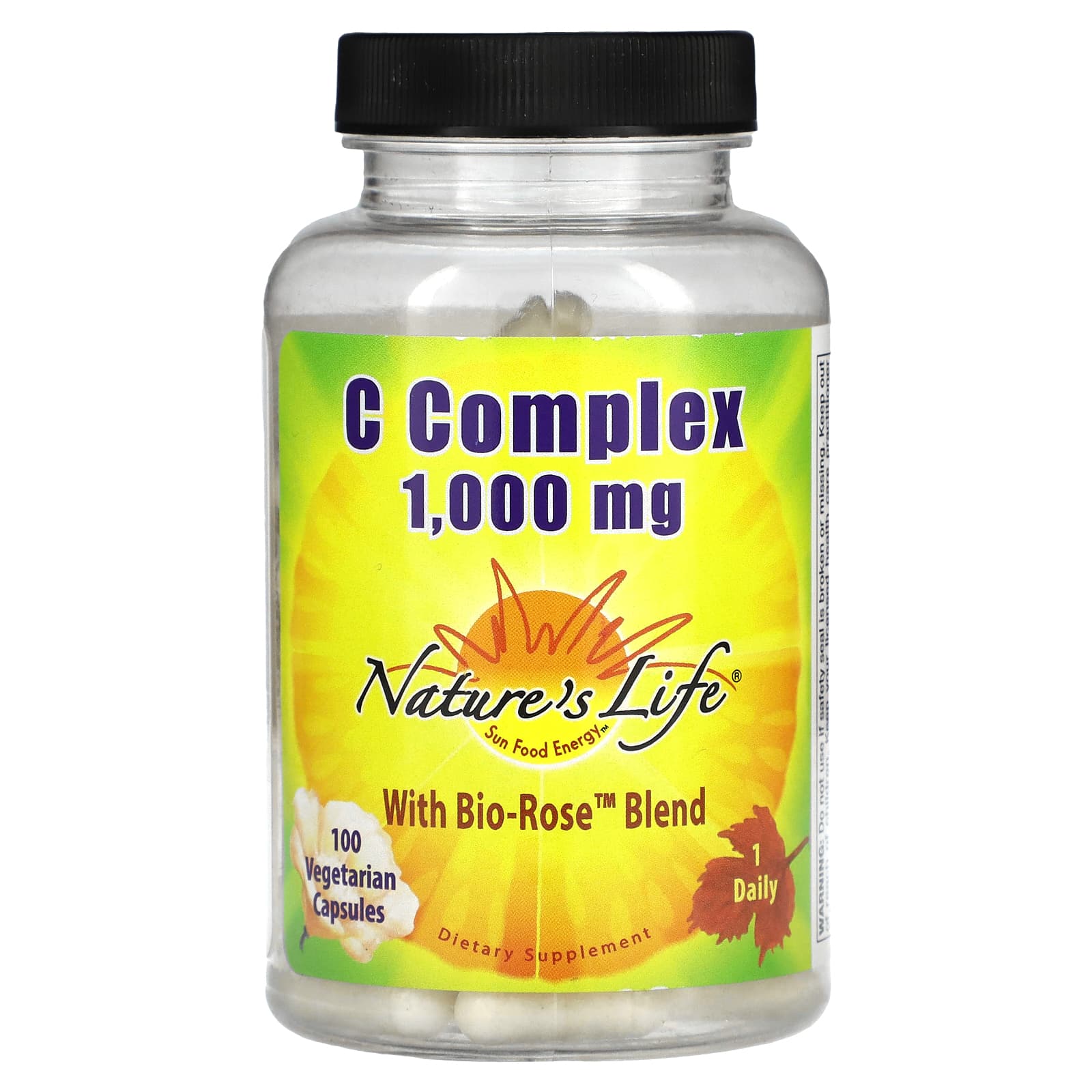 

Nature S Life, Vitamin C Complex, 1,000Mg, 100 Veggie Caps