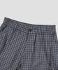 Beodeonteu Check String Cargo Elastic Pants [Navy]
