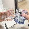 Unique Whisky Glass Irregular Transparent Glass Wine Cup Drinking Glasses for Home Summer Beverage Cup Kitchenware