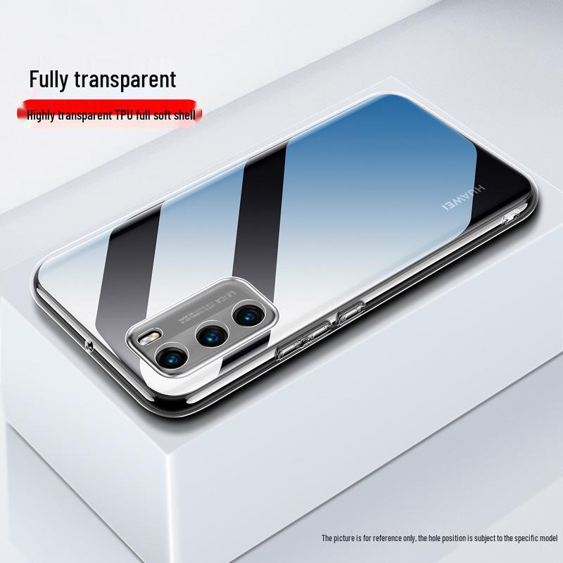 Custodia protettiva trasparente in silicone morbido per serie Huawei Nova (Nova 13, 12, 11, 10z, 9se, 8, 7, 6)