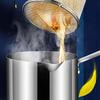 304 stainless steel multifunctional small fryer, deep fryer, oil filter, household induction cooker, mini fuel-efficient