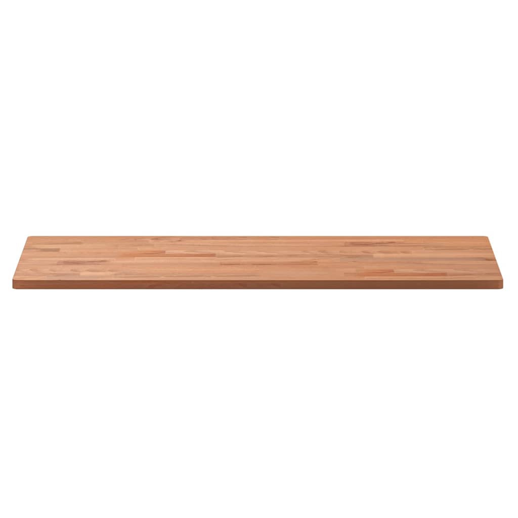 Solid Beech Wood Washbasin Top 80 X 40 X 1.5 Cm