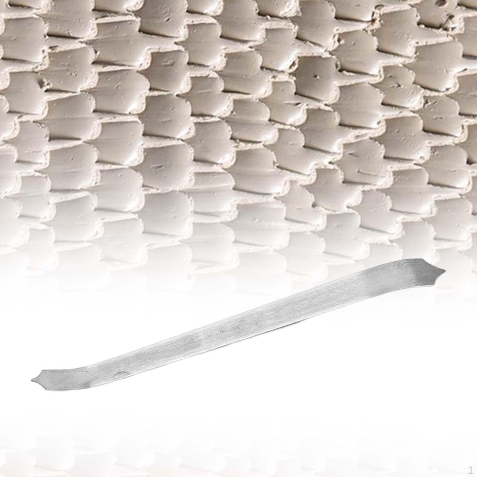 

Портативный гончарный инструмент, полимерный прочный художественный мастерок из нержавеющей стали для моделирования резьбы по рыбе