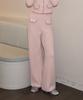 SALON DE YOHN Cozy Knit Pants_ Pink