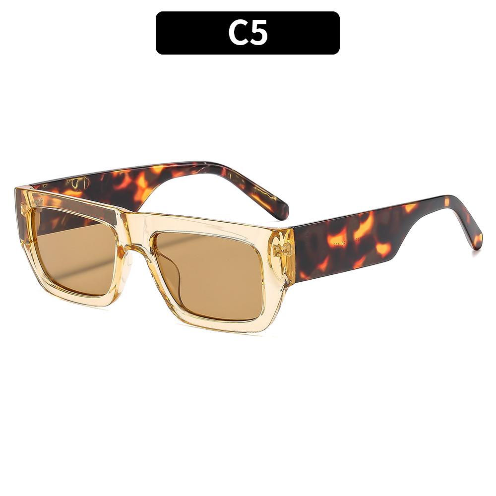 New fashion trendy brand men's and women's sunscreen sunglasses, European and American ins Internet celebrity sunglasses personalized sunglasses