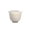 Master Cup and Aroma Scent Cup Set Ultra Thin Plain Fired White Porcelain Chinese Style Ceramic Tea Ware for Gongfu Tea Ceremony