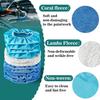 Sukh 12PCS Car Buffing Pads - Car Polishing Bonnet Pad Buffing Pads 5 To 6 Inches Microfiber Polish Pads Orbital Buffer Pads Wax Cover Kit For