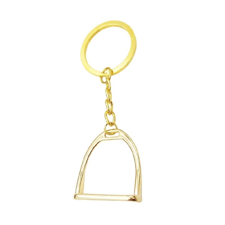 Horse Bit Keychain Stirrup Charm Snaffle Bit Keychain Key Ornament Robust Alloy Key Rings Present for Equine Fans