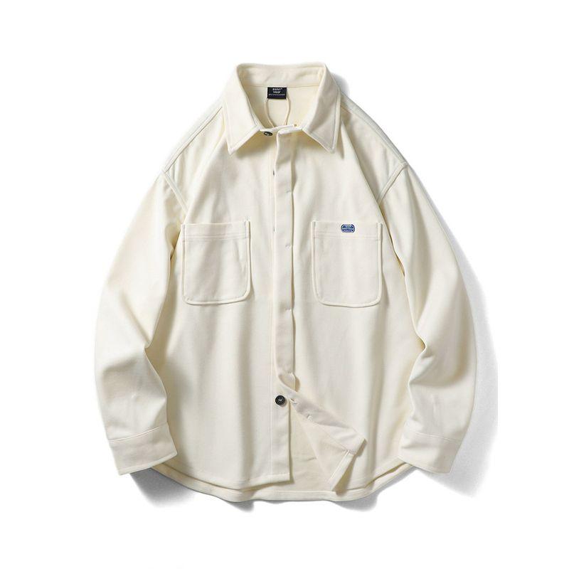 American Retro Workwear Heavy Woolen Shirt for Men, Autumn and Winter Thickened Jacket, Export Quality Warm Casual Shirt