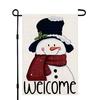 Welcome Christmas Garden Ag 12x18 Inch Double Sided 12" X 18", Multicolor