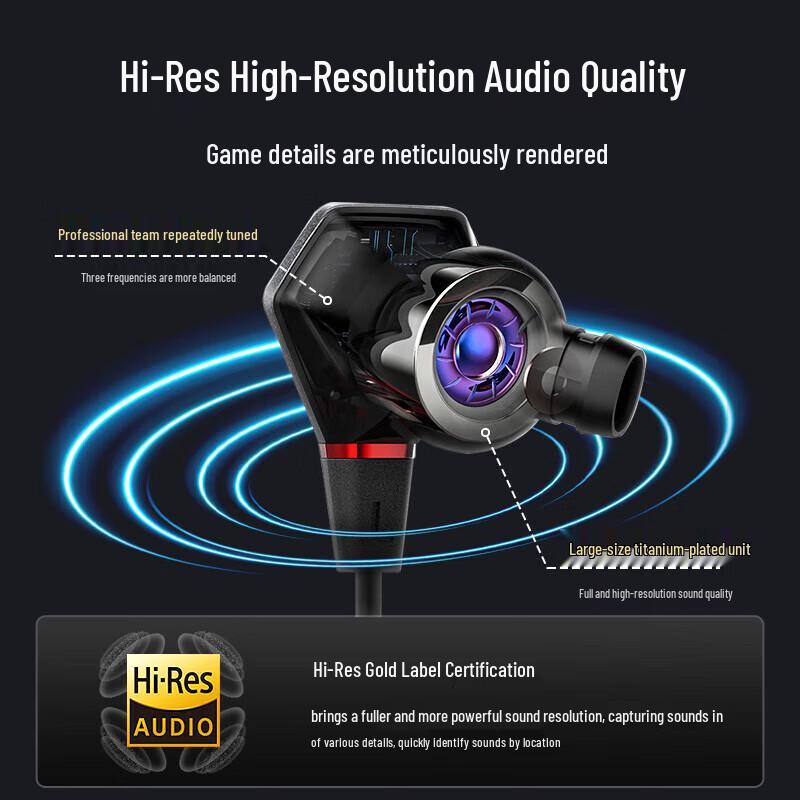 

Edifier HECATE GX04 Competitive Wired Gaming Earphones