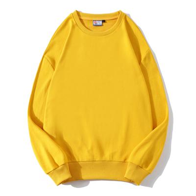 Spring New Thickened Sweatshirt Advertising Shirt Crew Neck Long Sleeve Dropped Shoulder Trendy Workwear Sweatshirt Men