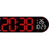 Digital Wall Clock Home Decor with Remote Control for Classroom Bedroom