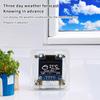 ESP8266 Mini Weather Clock Kit Electronic Weather Station Multifunctional WIFI Digital Clock DIY Soldering Project Practice Kit