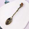 Koffielepel Kristallen Kop Vintage Dessertlepel Ergonomische Handgreep Tafelgerei voor Precieze Kruiding Serveren van Desserts Elegante Keukengerei