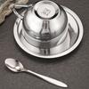 Stainless Steel Coffee Cup Set Double Wall Espresso Cup Portable Tea Cup  Office