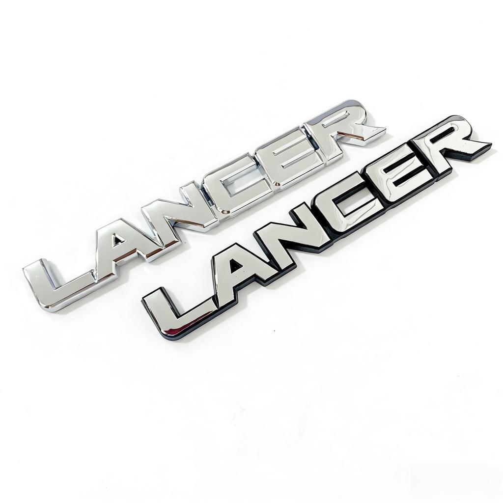 1ks 3D ABS Logo pro styling auta LANCER Zadní znak na kufr pro Mitsubishi LANCER Lancer Ralli Art 9 10 Asx Samolepka Příslušenství