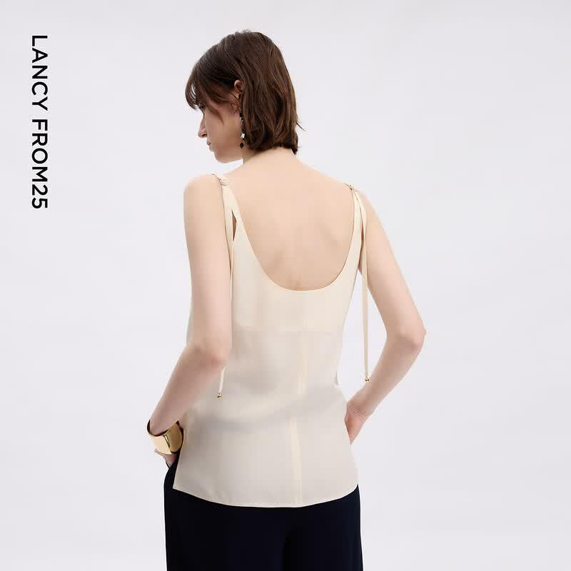Women's Silk V-Neck Camisole Top