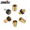 8-Piece Stainless Steel High-Pressure Washer Quick Connect Adapter Kit (M22 & 3/8 Fittings)