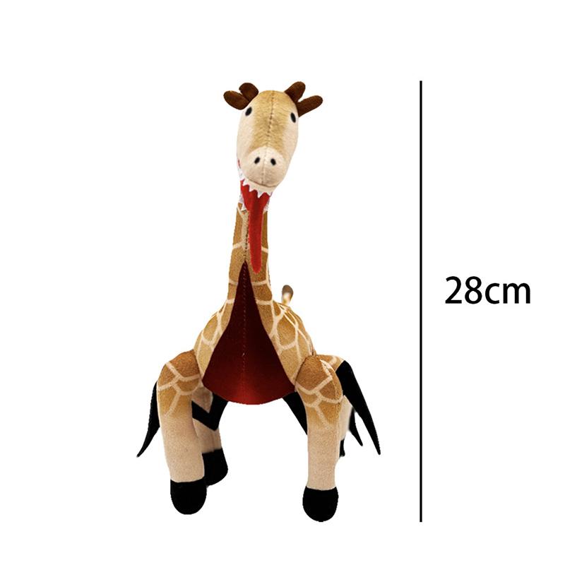 28cm Peluche Zoochosis Canguro Giallo Giraffa Pinguino Peluche Morbido Peluche Giocattolo Bambole Regali di Compleanno per Bambini