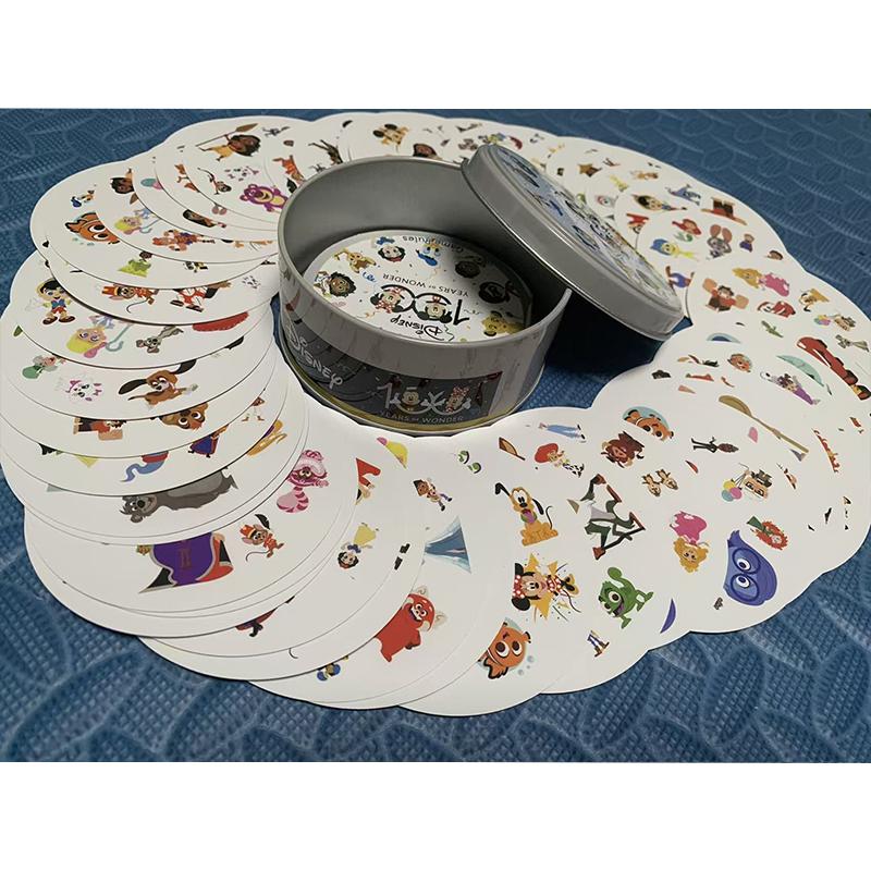Frozen Card Board Game Princess Toys Iron Box Family Funny Party Holidays Camping Tool Sports Christmas Halloween Gifts