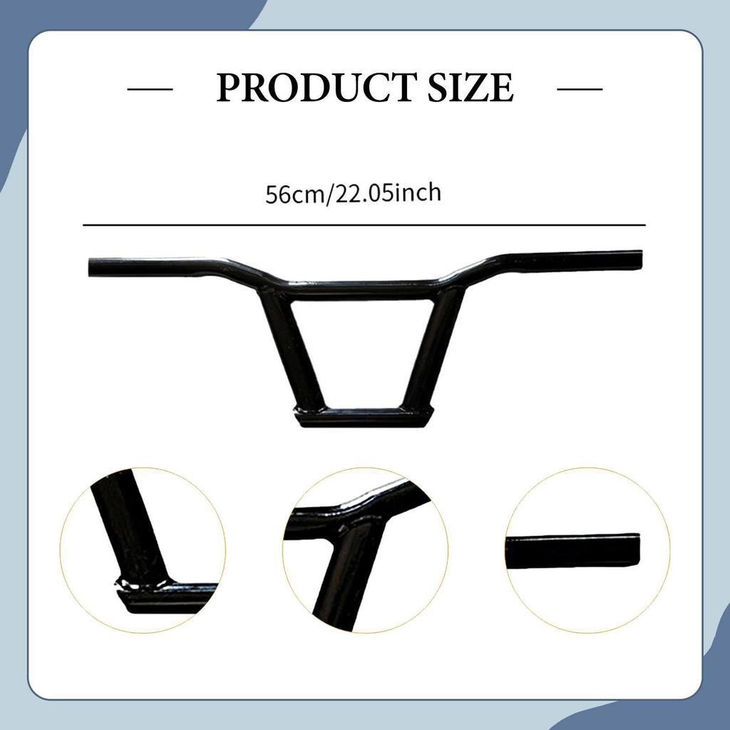 Bicycle Handlebar Universal Mountain Bike Metal Riser Bar Cycling Accessory Lightweight for Biking Mountain Bikes Riding