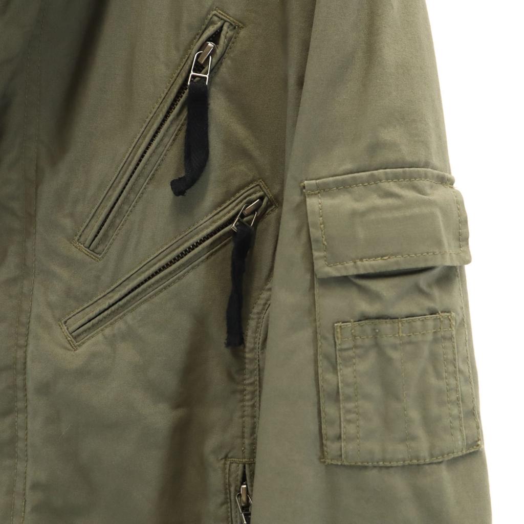 International Gallery BEAMS With Liner Military Jacket M Khaki Men's Used