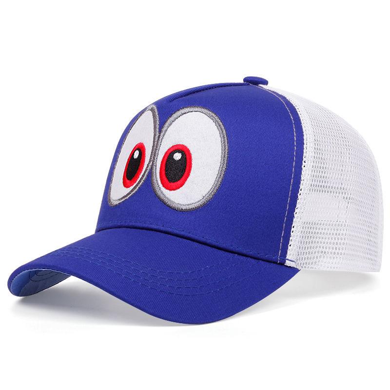Hot Sale Unisex Big Eyes Cartoon Baseball Cap Men Women Outdoor Cap Trucker Hat