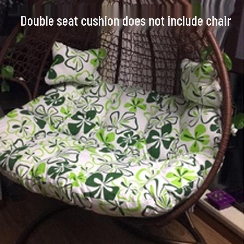 Double Hammock Hanging Chair Cushion - Thick, Washable Rattan Chair Cover for Autumn