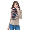 Classical Warm Plaid Scarf Fashionable Winter Autumn Big Kerchief Elegant Tippet Festival Gift