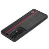 LC.IMEEKE For Samsung Galaxy A33 5G Carbon Fiber Splicing Case PU Leather+TPU+EVA Phone Cover