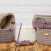 2Pieces Wood Crochet Basket Base Blank Basket Bottoms for Crochet Basket Crafting Crochet Bag Making Sewing Accessories
