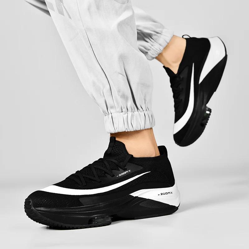 New 2024 Men Running Shoes Breathable Outdoor Sports Shoes Lightweight Sneakers for Men Comfortable Athletic Training Footwear