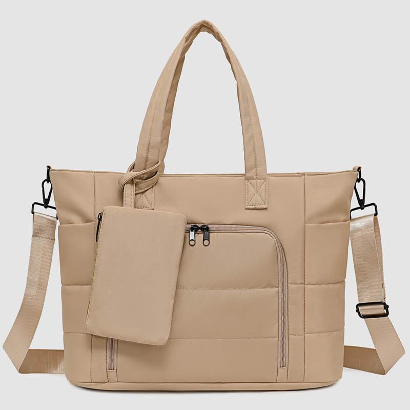 Neue Tragetasche mit großem Fassungsvermögen, vielseitige Handtasche für Damen, Pendeltasche, Umhängetasche, mehrere Fächer, Wickeltasche