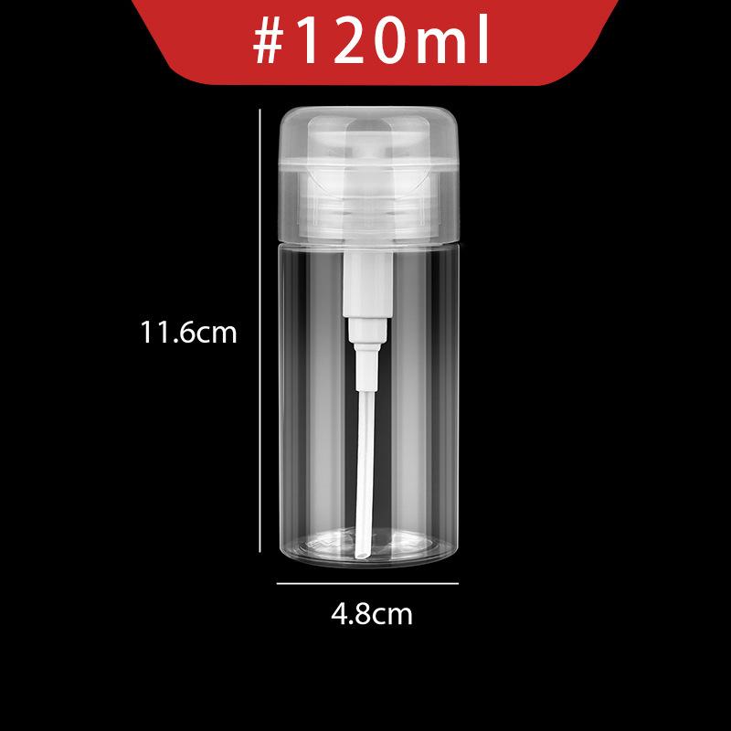 120/150/180Ml Nail Refillable Bottles Empty Press Pump Dispenser Nail Art Polish Remover Cleaner Makeup Bottle Manicure Tool