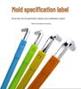 A Industrial S2 Alloy Steel 9-Piece Colored Torx Hex Key Set LA319103