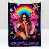 music CChappell RRoan Throw Soft Flannel Blanket for Bed Bedroom Sofa Picnic Throw Skinfriendly Breathable Gift Cover